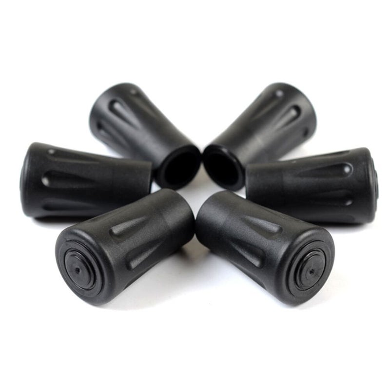 BornFeel Walking Stick Rubber Tips 16 Pack Hiking Trekking Pole Tips Replacement Caps Ends - Image 2